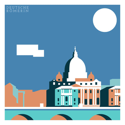 San Pietro – Blick über den Tiber
